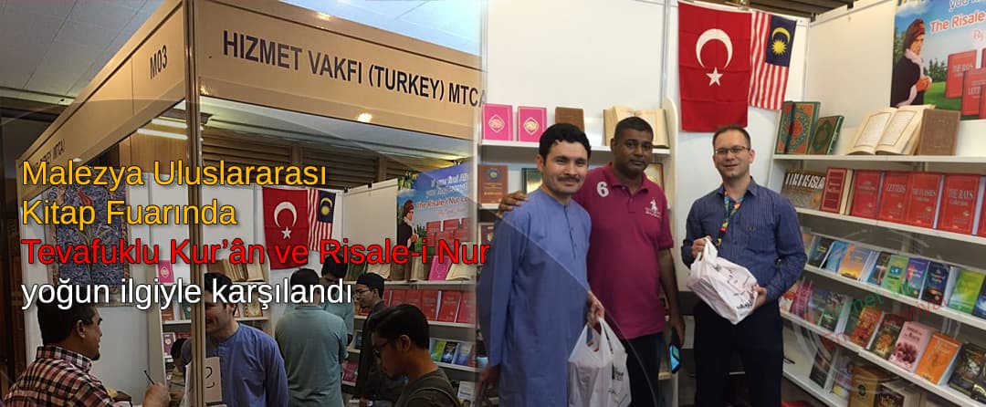 Malezya Uluslararası Kitap Fuarında Tevafuklu Kur’ân ve Risale-i Nur yoğun ilgiyle karşılandı