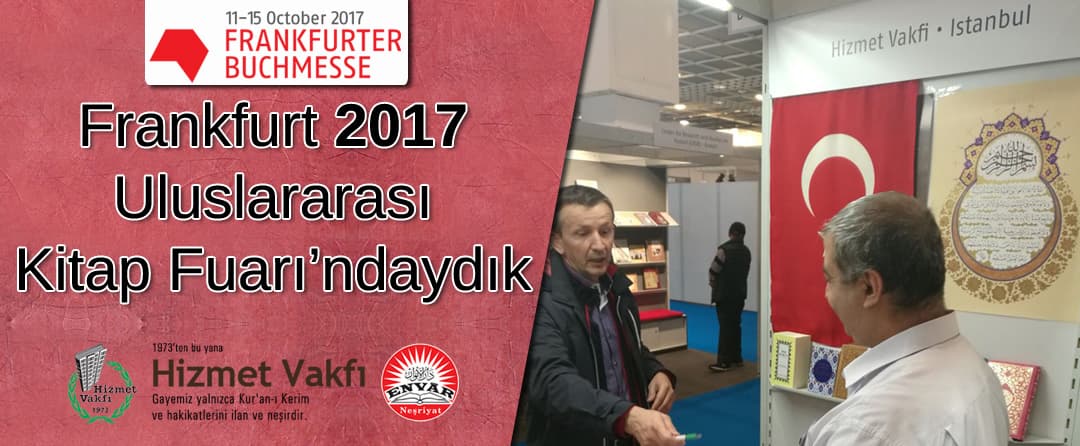 Frankfurt 2017 Uluslararası Kitap Fuarı’ndaydık
