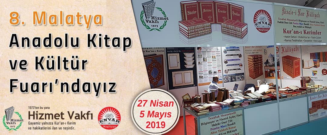 8. Malatya Anadolu Kitap ve Kültür Fuarı’ndayız