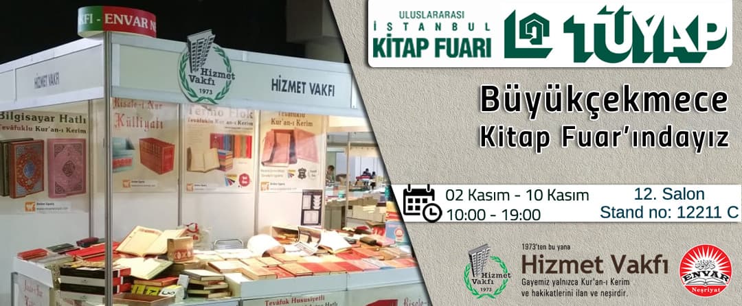 Tüyap Büyükçekmece Kitap Fuar’ındayız