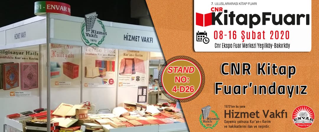2020 CNR Kitap Fuarı Standımıza Davet Ediyoruz