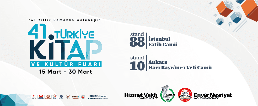 41. Türkiye Kitap ve Kültür Fuarı’nda Yerimizi Aldık.